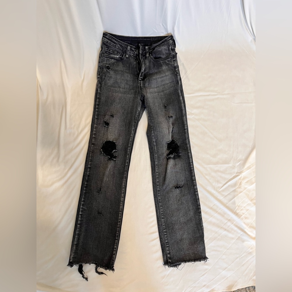 Girls Black Distressed Jeans by Joe's